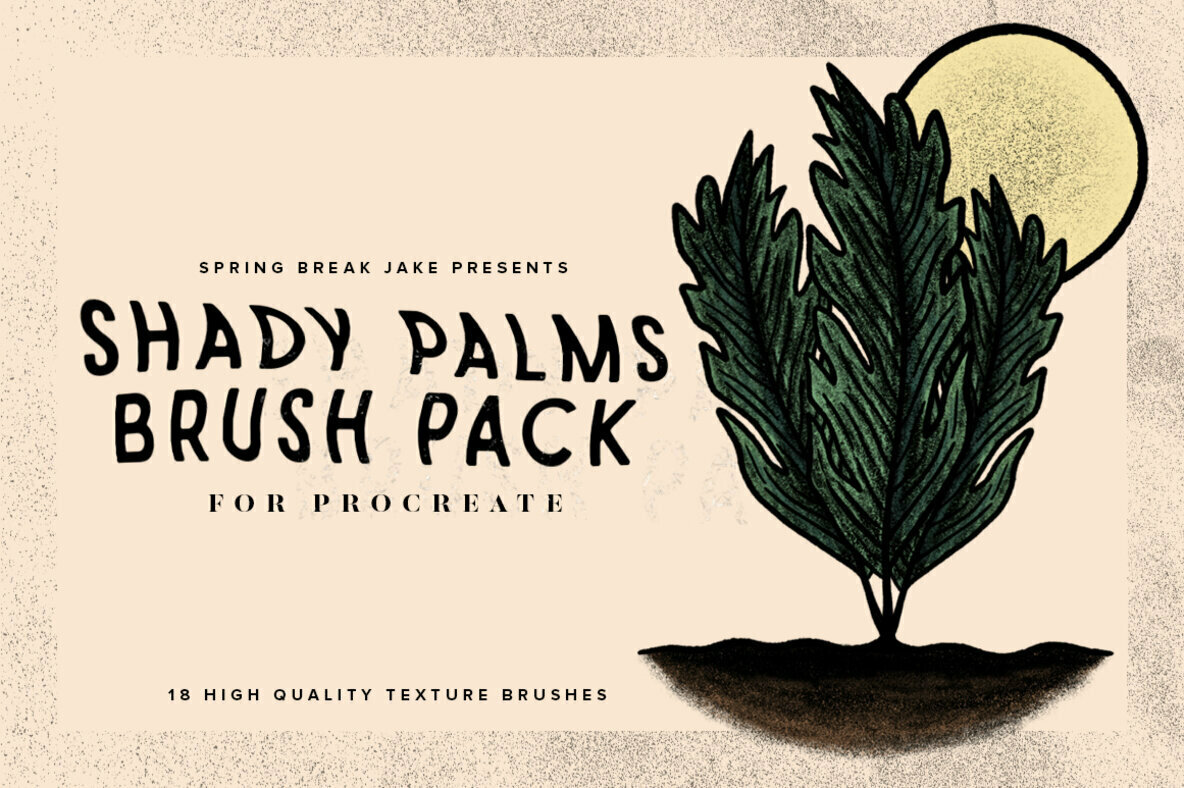 Shady Palms Texture Brushes for Procreate Shady Palms Texture Brushes for Procreate