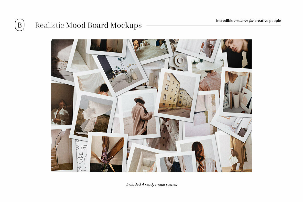 Download Realistic Mood Board Mockups Vol 2 Graphics Youworkforthem PSD Mockup Templates