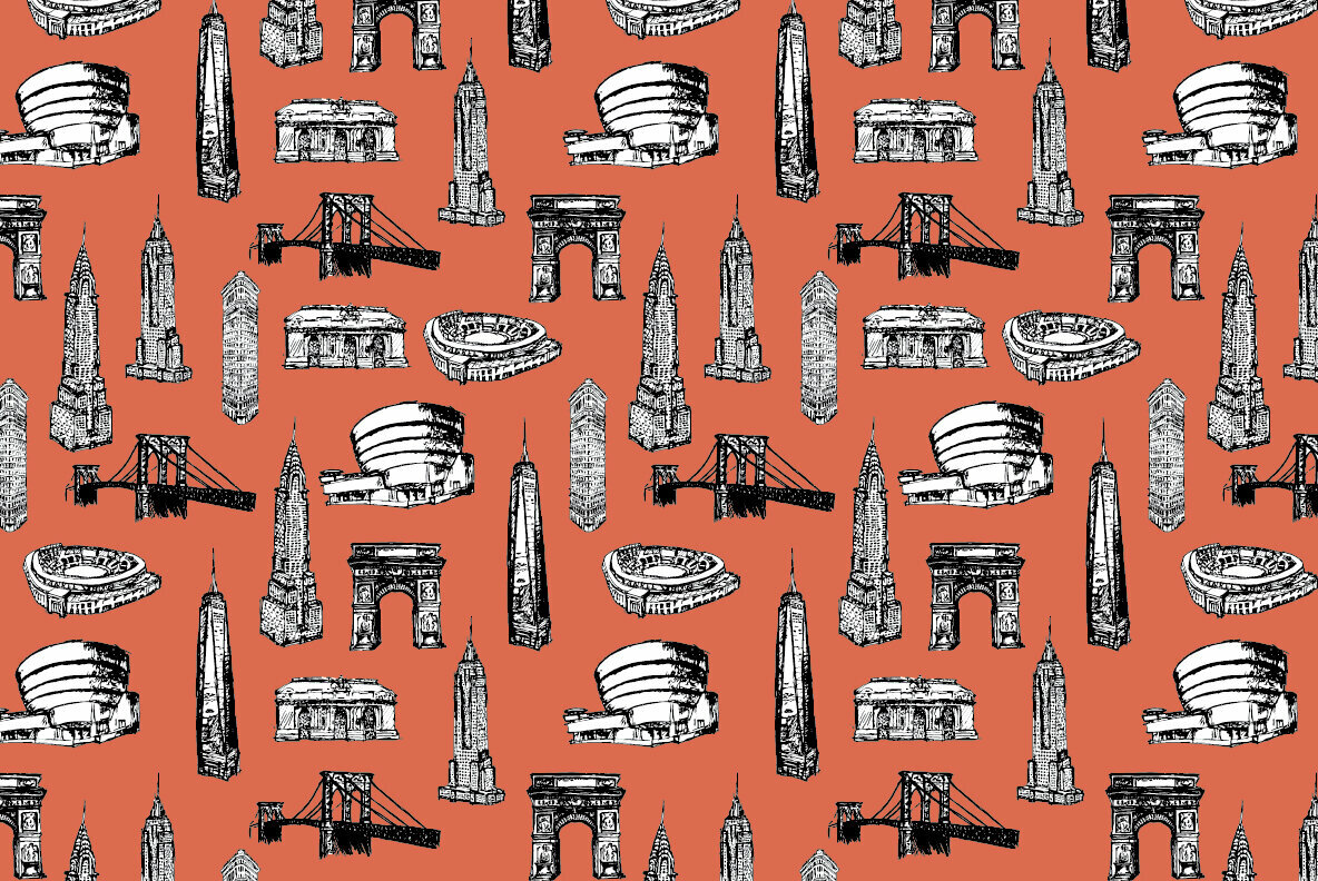New York City Illustrations and Patterns 4