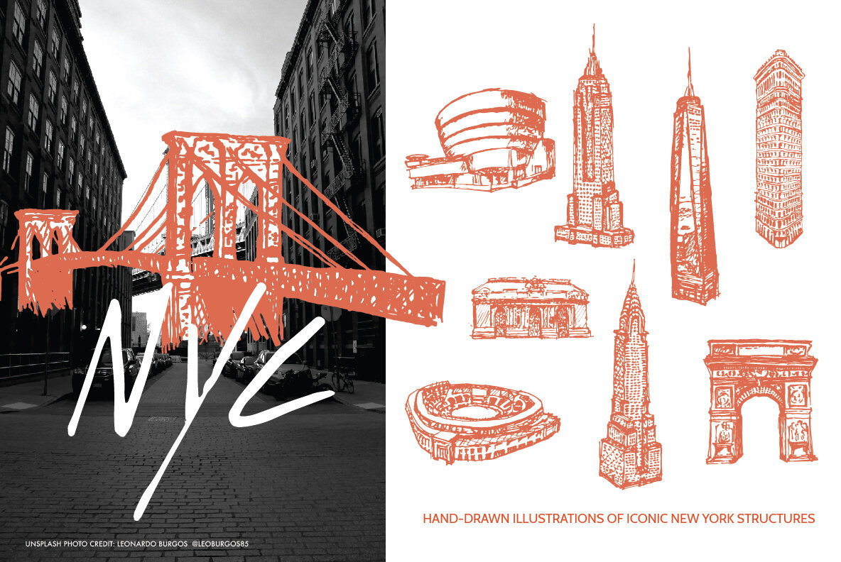 New York City Illustrations and Patterns 6