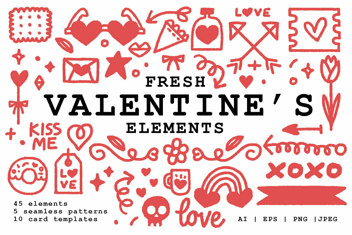 Fresh Valentine s Elements Fresh Valentine s Elements