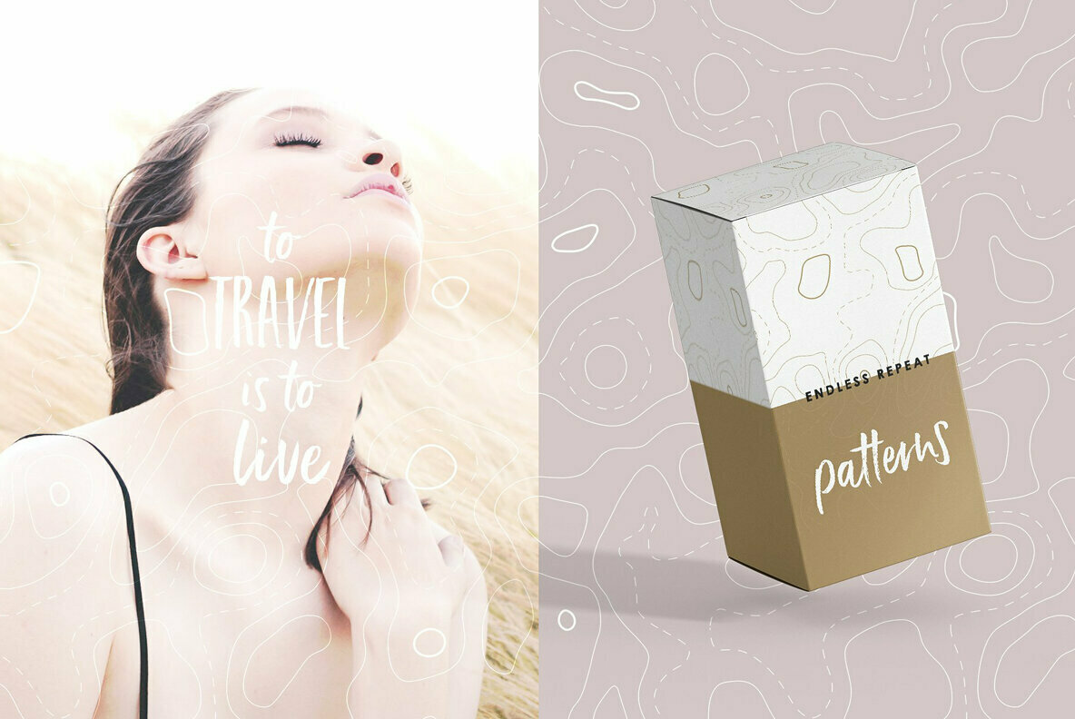 Topographic Maps Patterns 3