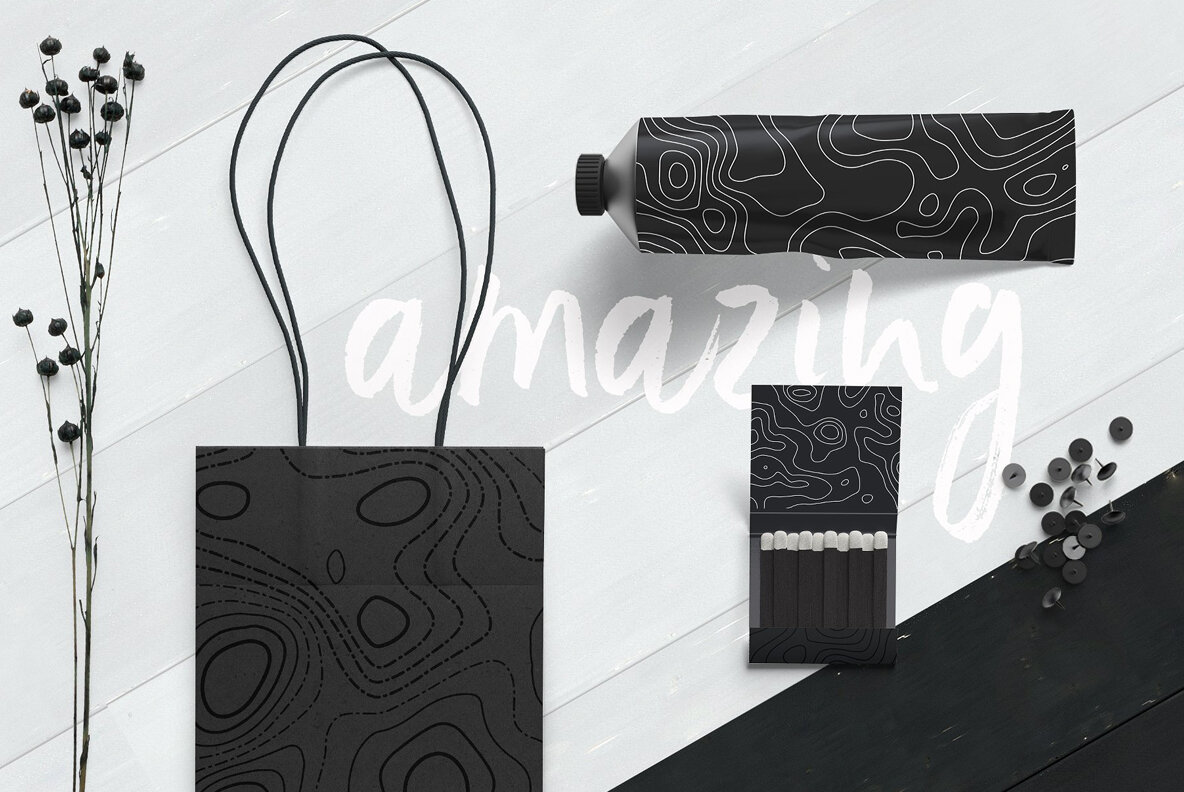 Topographic Maps Patterns 8