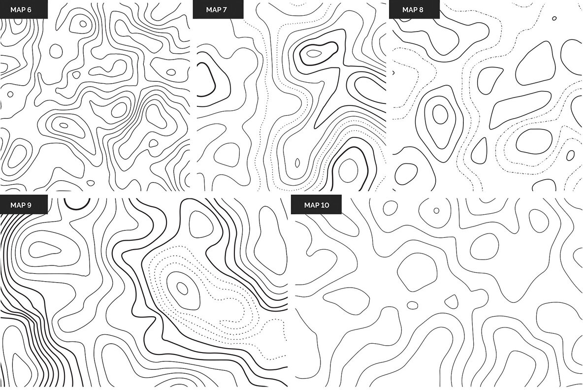 Topographic Maps Patterns 11