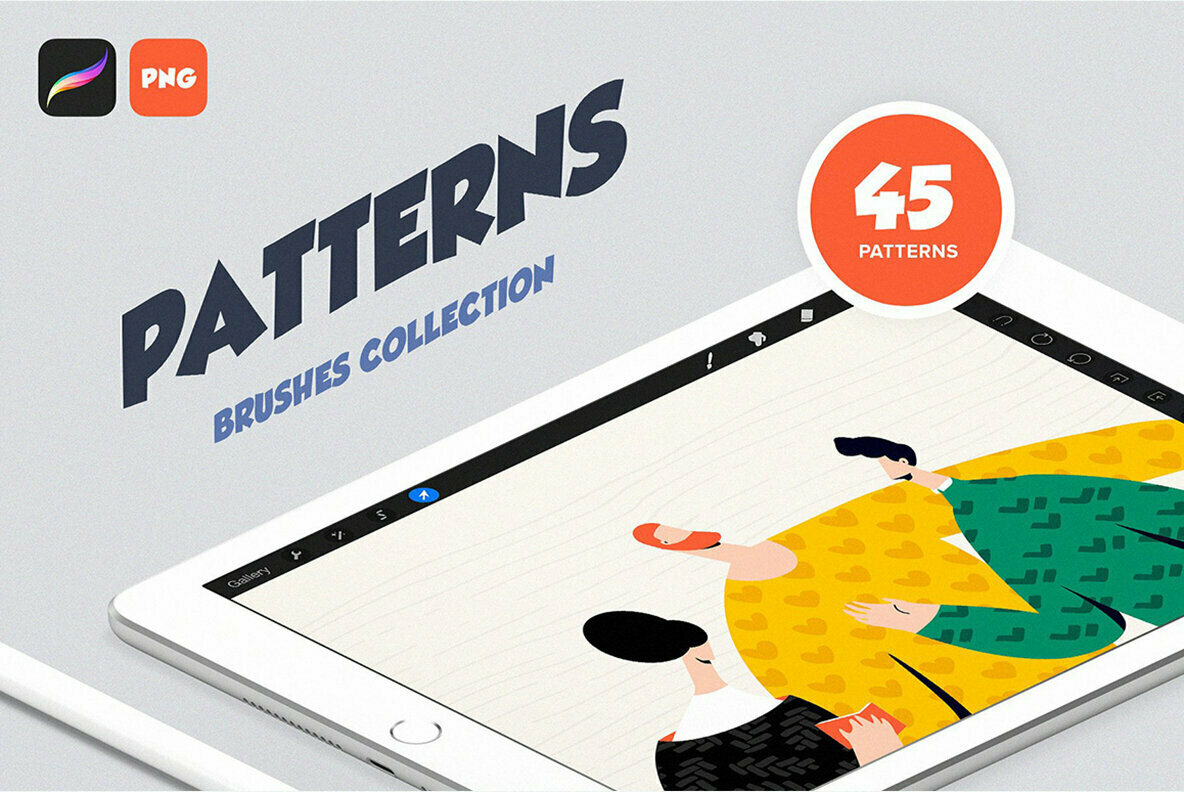 Procreate Patterns Brushes Set Procreate Patterns Brushes Set