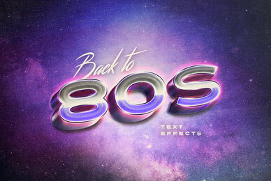 80s Retro Effects For Graphic Designers Collection