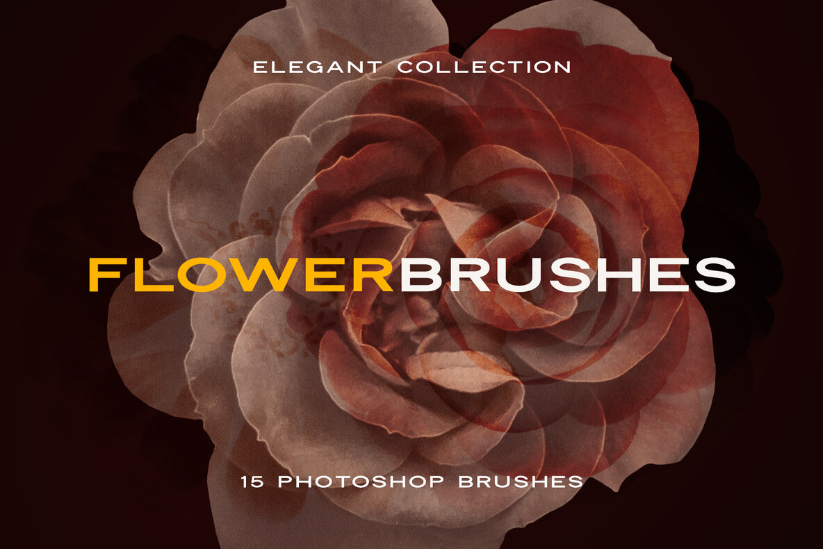 Elegant Flower Brushes for Photoshop Elegant Flower Brushes for Photoshop