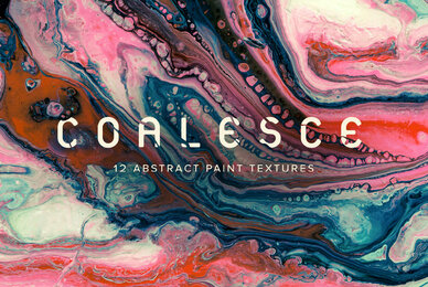 Coalesce   12 Abstract Paint Textures