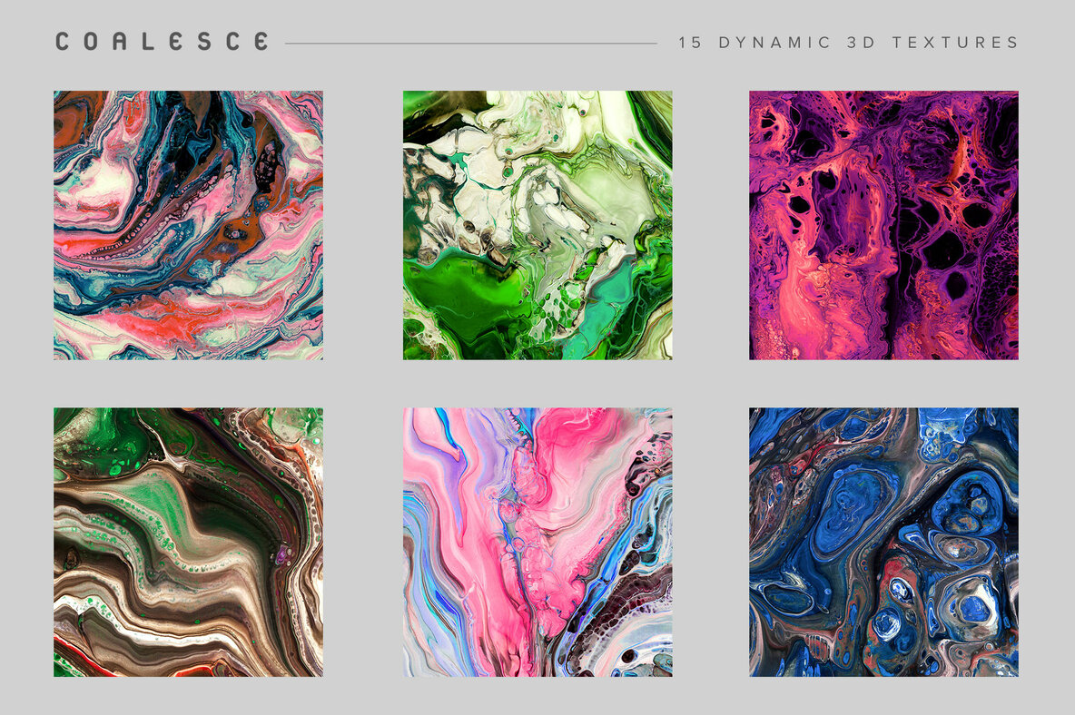 Coalesce 12 Abstract Paint Textures Coalesce 12 Abstract Paint Textures