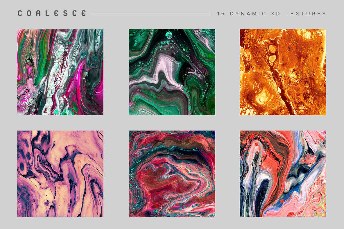 Coalesce 12 Abstract Paint Textures Coalesce 12 Abstract Paint Textures