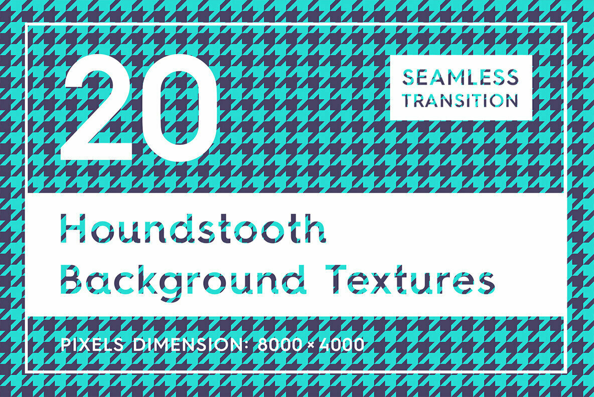 20 Houndstooth Background Textures 20 Houndstooth Background Textures