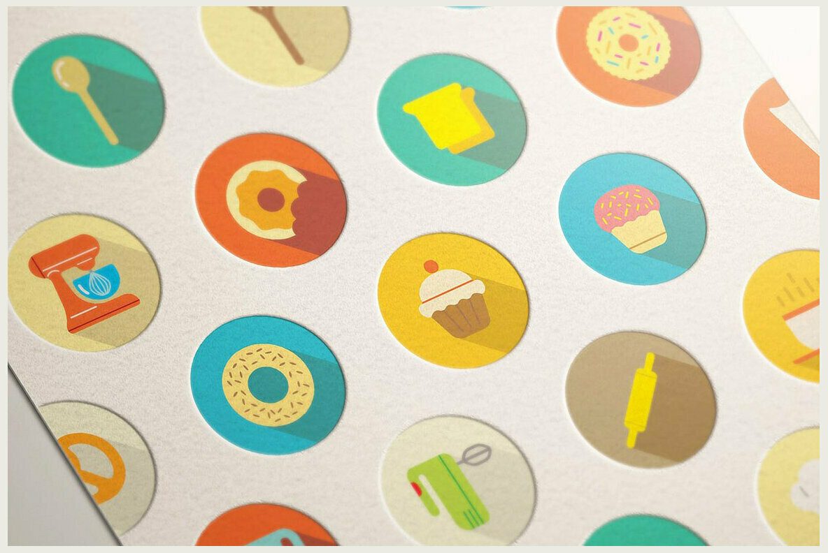 Awesome 27 Bakery Flat Icons in Vector 3