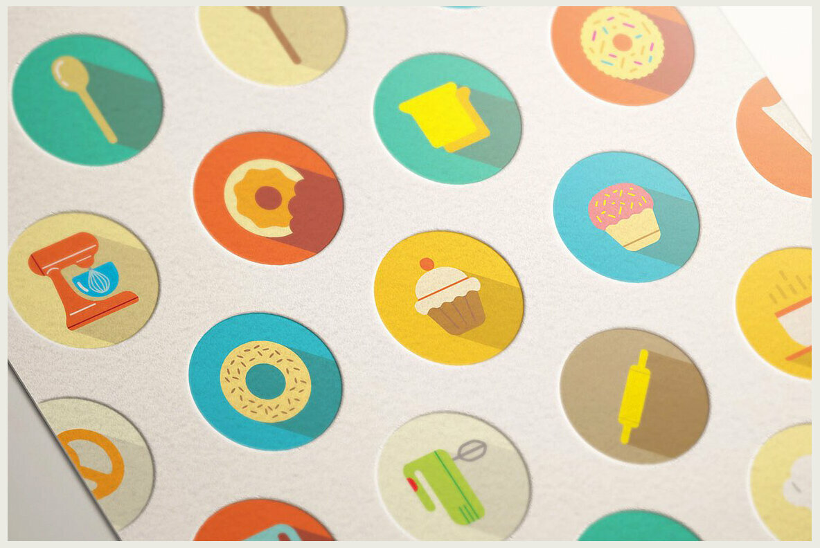 Awesome 27 Bakery Flat Icons in Vector 5