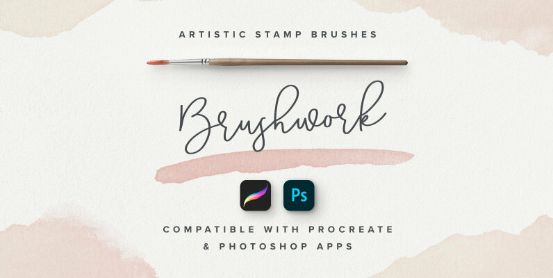 Brushwork for ProCreate   Photoshop