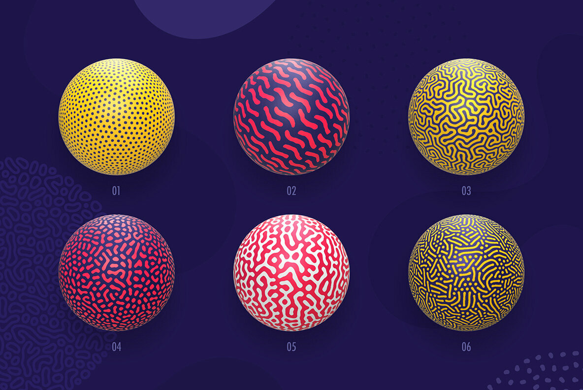 Organic Shapes 100 Seamless Textures Organic Shapes 100 Seamless Textures
