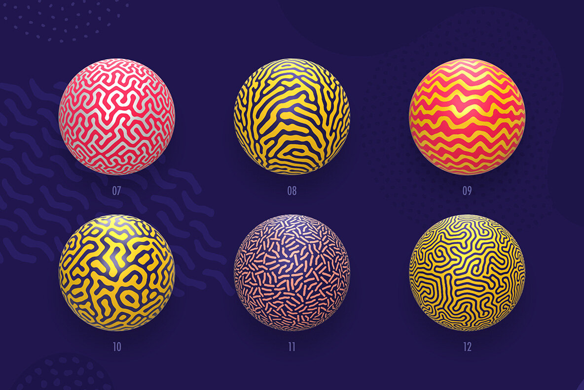 Organic Shapes 100 Seamless Textures Organic Shapes 100 Seamless Textures