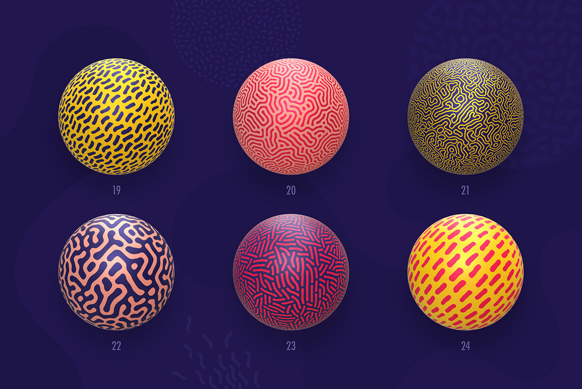 Organic Shapes 100 Seamless Textures Organic Shapes 100 Seamless Textures