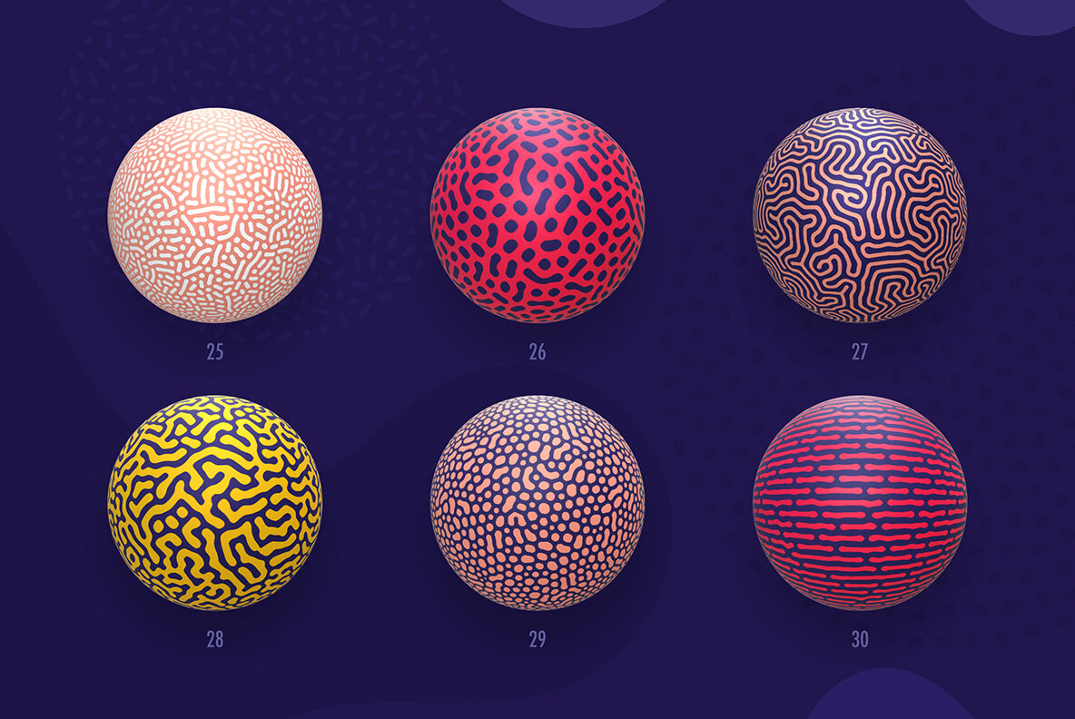 Organic Shapes 100 Seamless Textures Organic Shapes 100 Seamless Textures