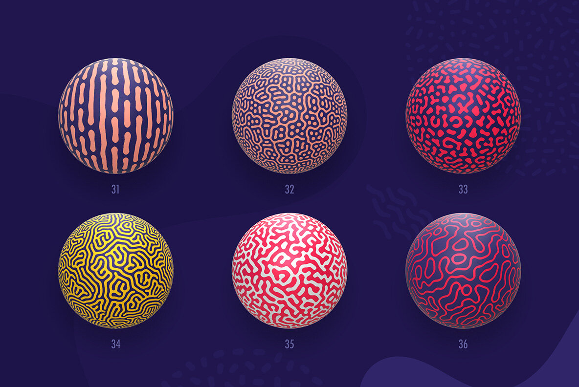 Organic Shapes 100 Seamless Textures Organic Shapes 100 Seamless Textures