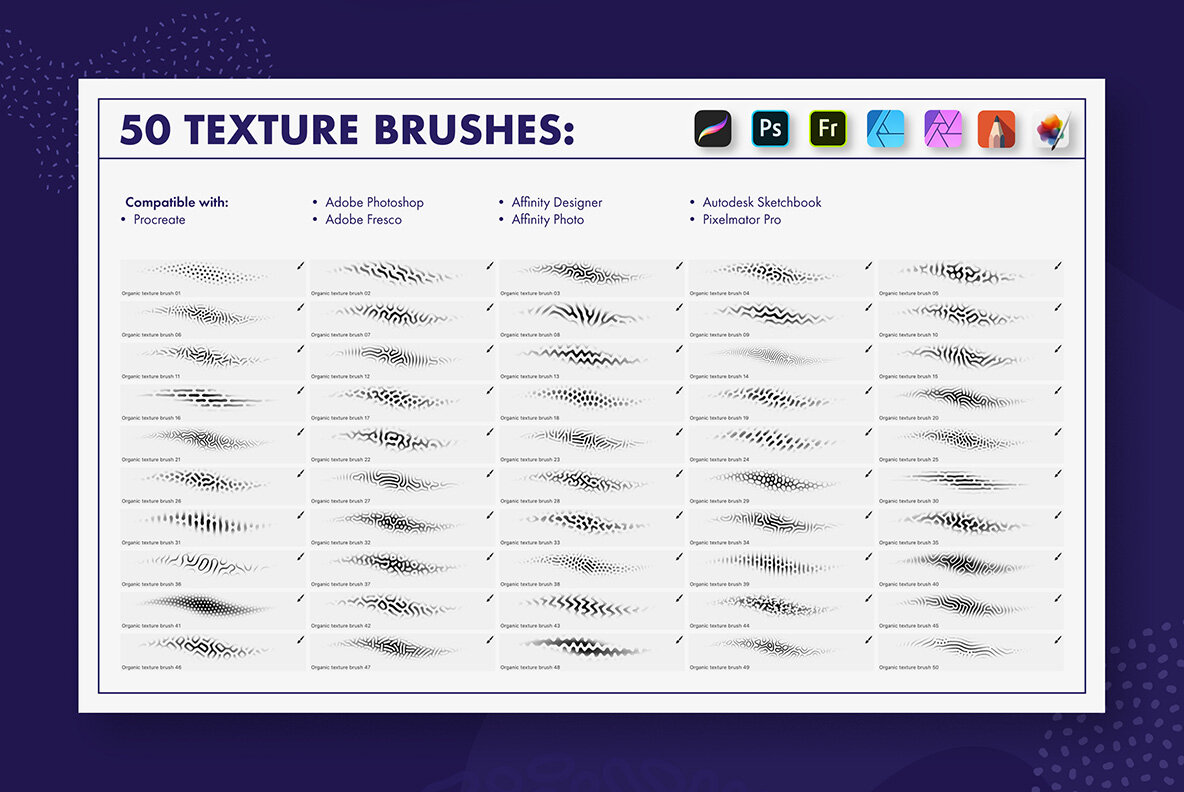 Organic Shapes 100 Seamless Textures Organic Shapes 100 Seamless Textures
