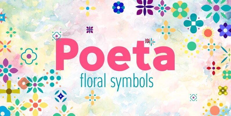 Poeta Floral Symbols