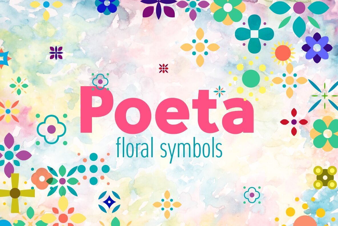 Poeta Floral Symbols