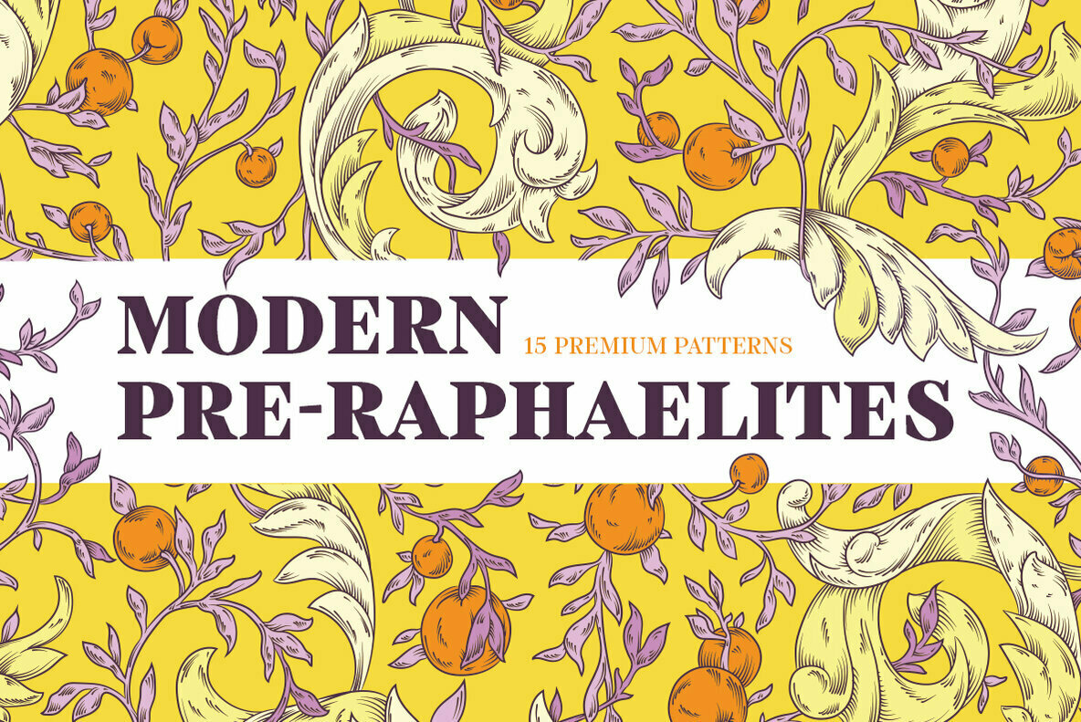 Modern Pre Raphaelites Patterns 1