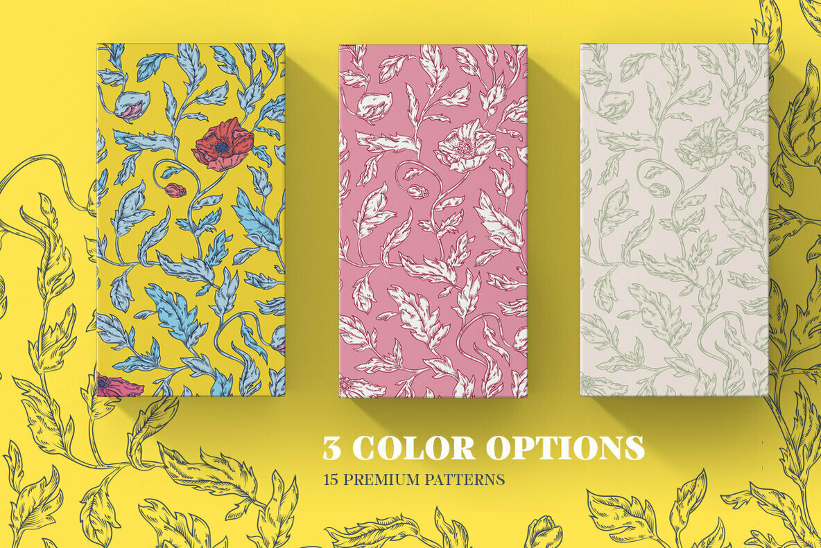 Modern Pre Raphaelites Patterns 2