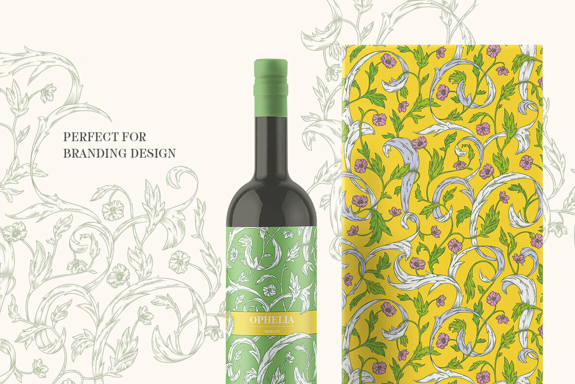 Modern Pre Raphaelites Patterns 4