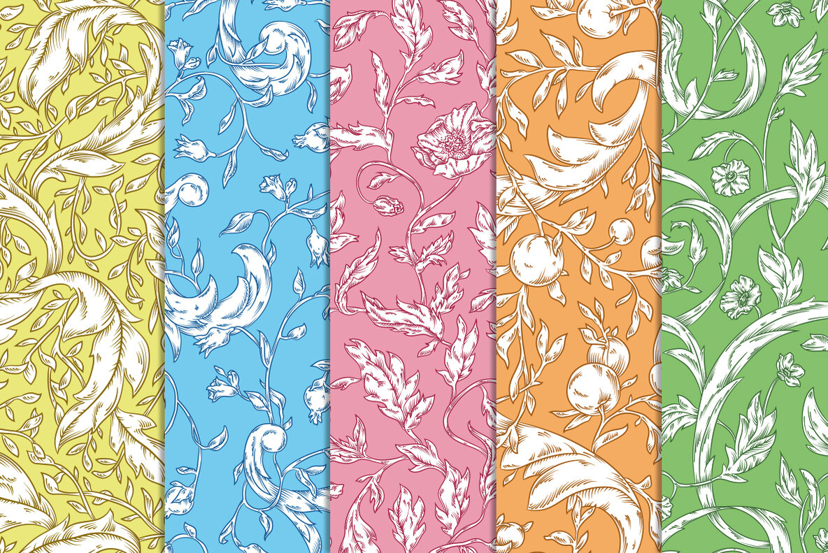 Modern Pre Raphaelites Patterns 11