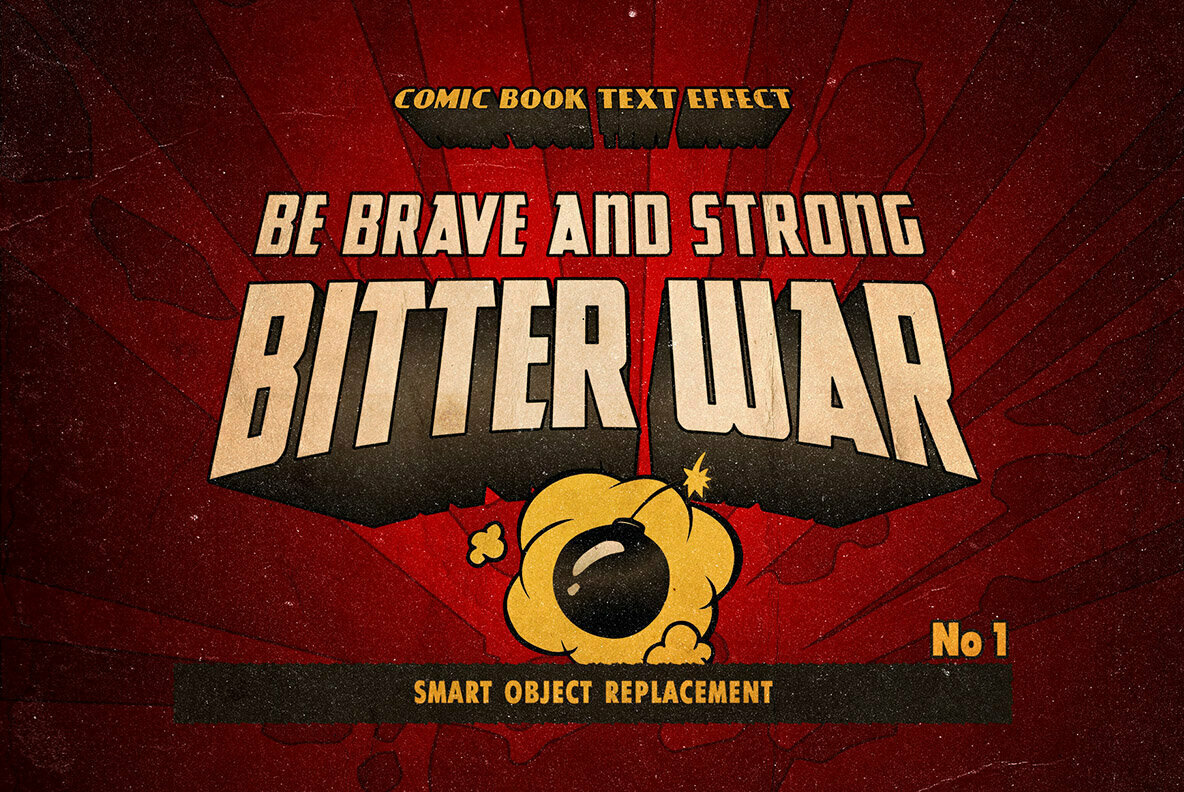 Vintage Comics Text Effects Vintage Comics Text Effects