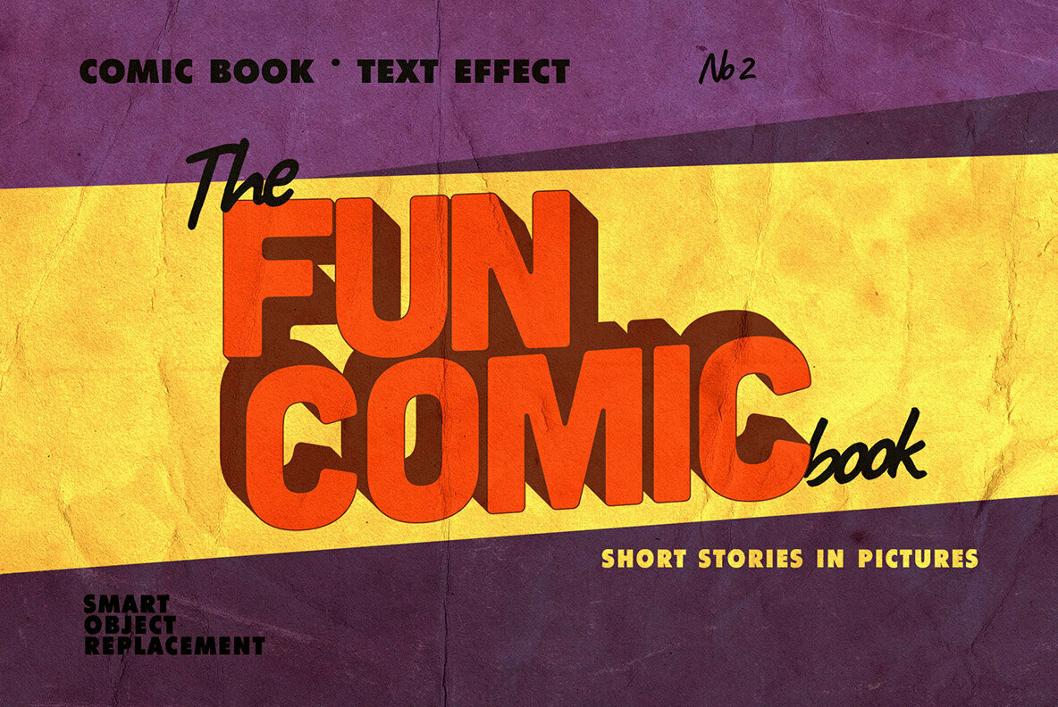 Vintage Comics Text Effects Vintage Comics Text Effects