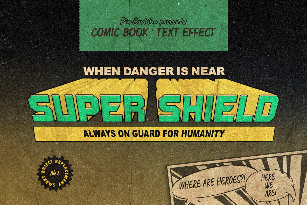 Vintage Comics Text Effects Vintage Comics Text Effects