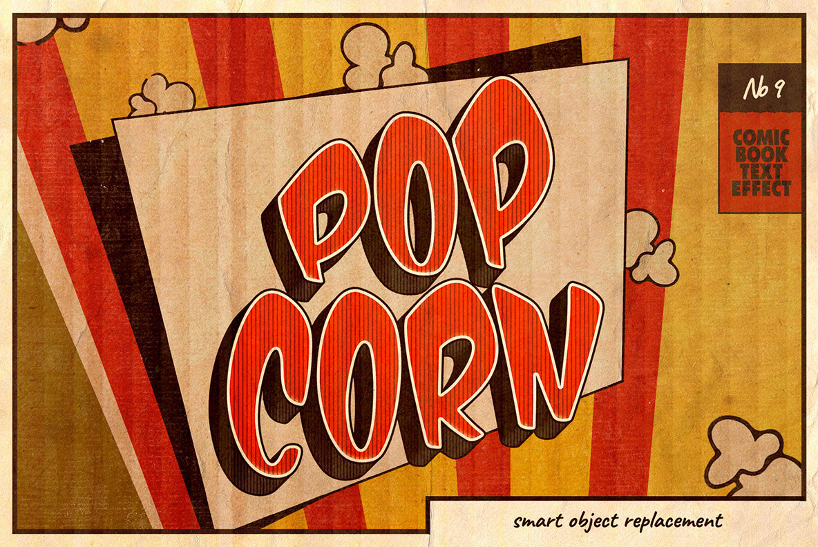Vintage Comics Text Effects Vintage Comics Text Effects