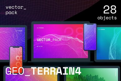 GEO TERRAIN4 Vector Pack