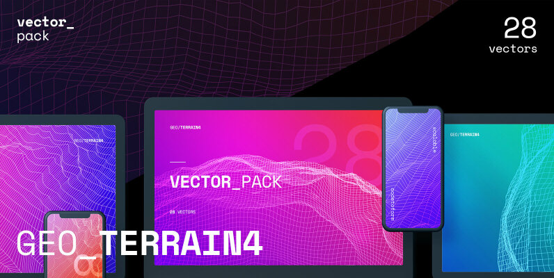 GEO TERRAIN4 Vector Pack