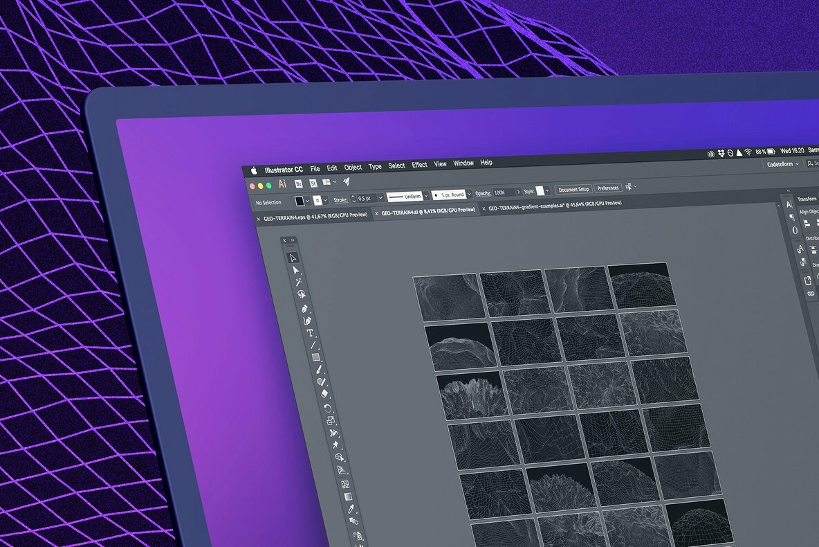 GEO TERRAIN4 Vector Pack 9