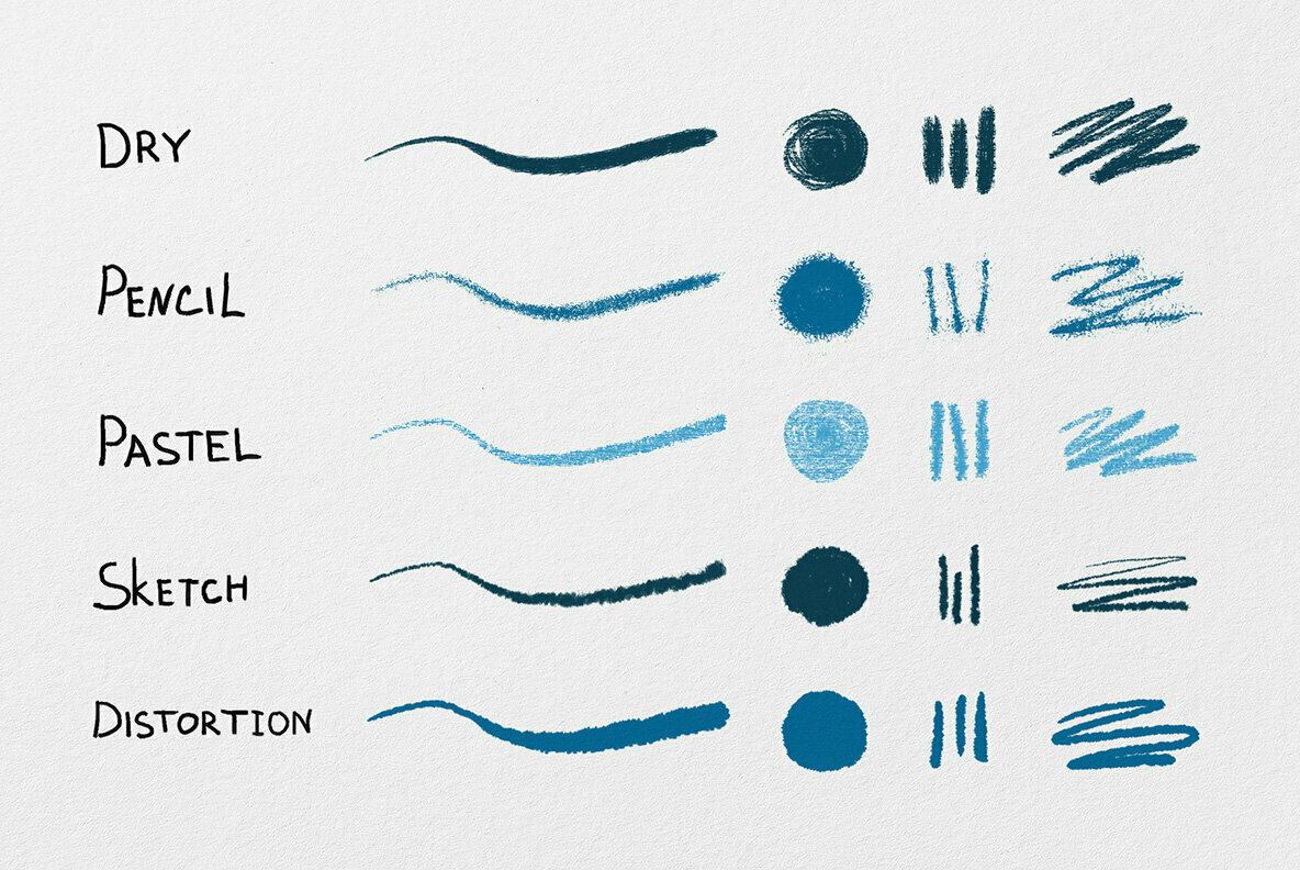 Essential Hand Drawn Brushes Essential Hand Drawn Brushes
