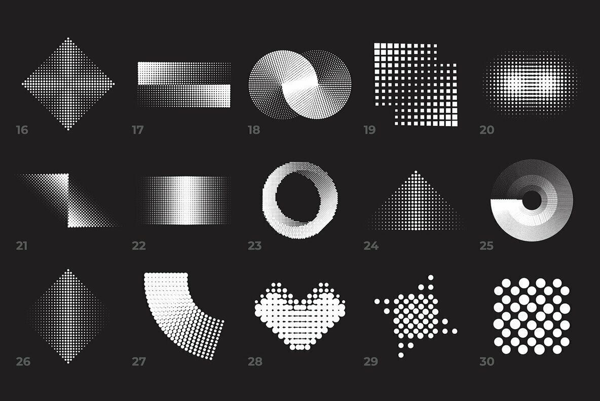 60 Vector Halftones Part 1 3