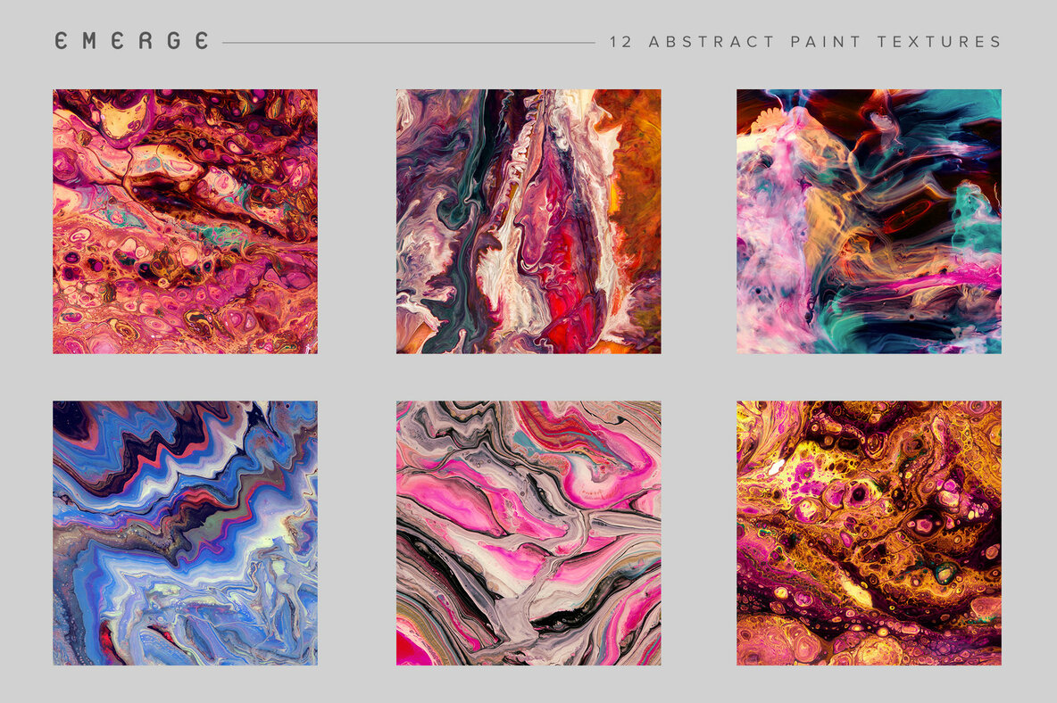 Emerge   Fluid Abstract Paintings