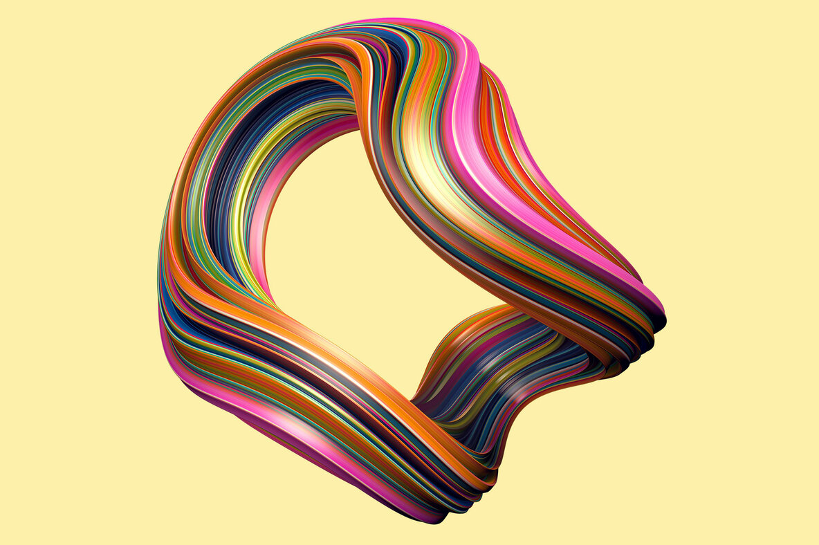Twist Swirling 3D Shapes Twist Swirling 3D Shapes