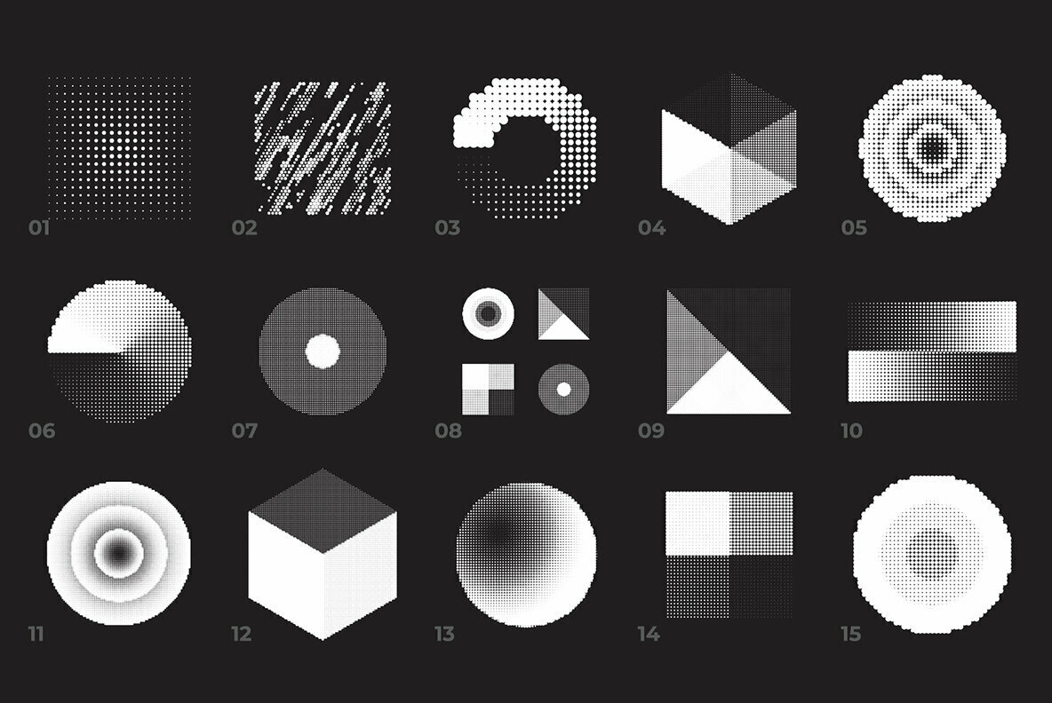 60 Vector Halftones Part 2 60 Vector Halftones Part 2