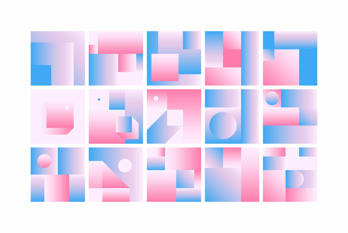 59 Geometric Gradient Backgrounds 59 Geometric Gradient Backgrounds
