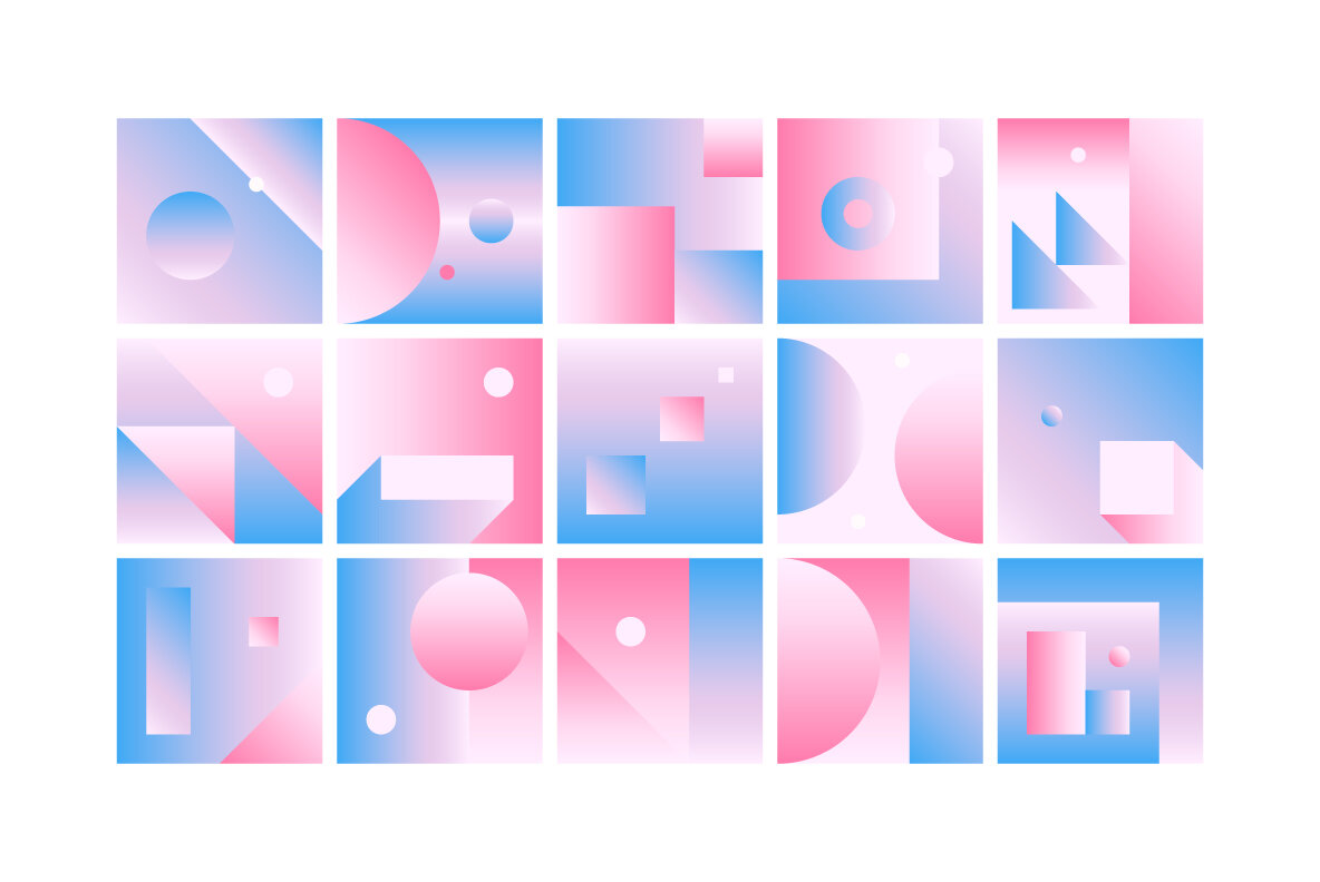 59 Geometric Gradient Backgrounds 59 Geometric Gradient Backgrounds