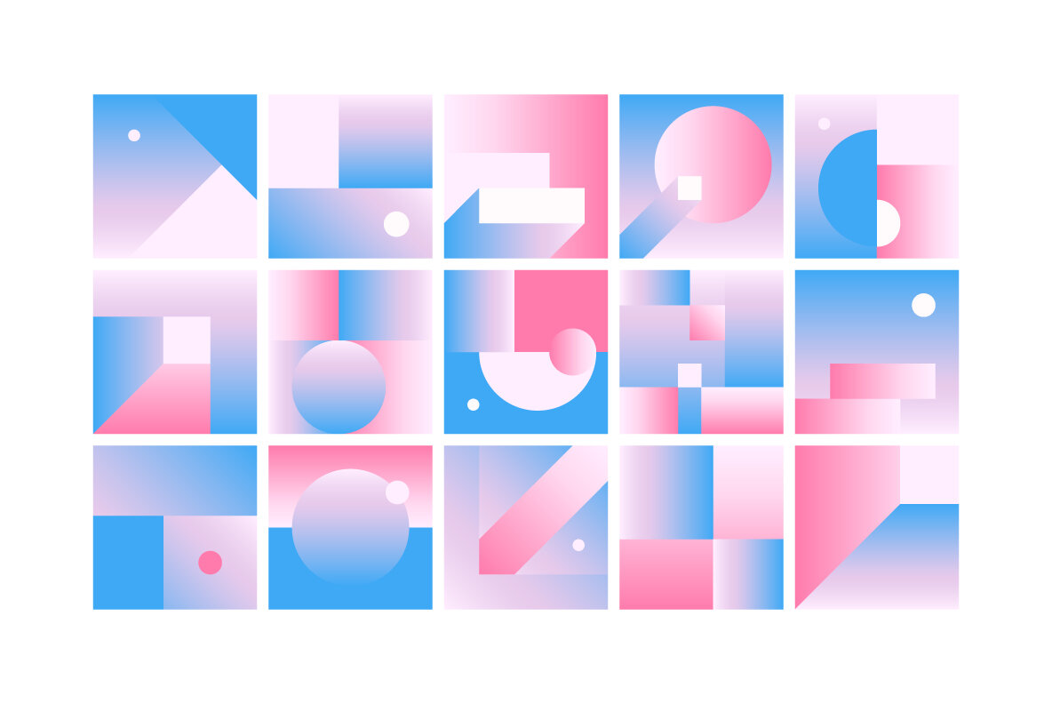 59 Geometric Gradient Backgrounds 59 Geometric Gradient Backgrounds