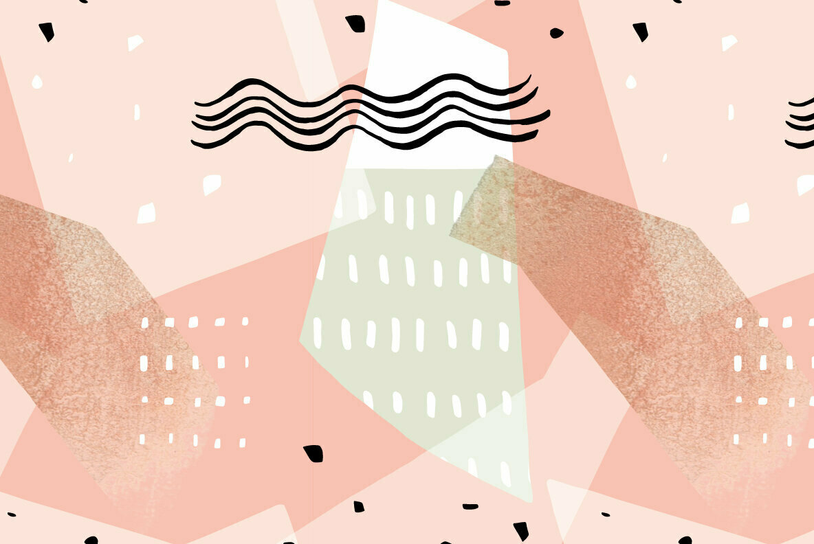 Modern Gouache and Watercolor Patterns Modern Gouache and Watercolor Patterns