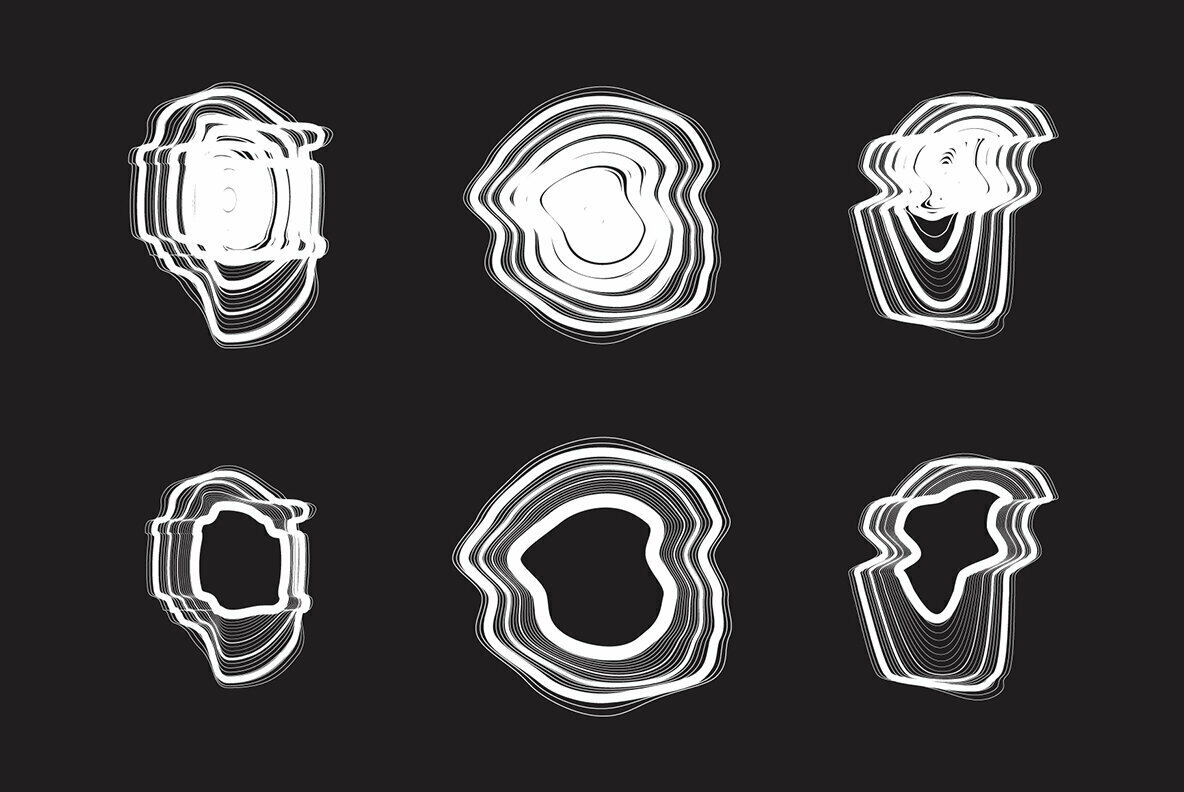 18 Vector Distortion Shapes 18 Vector Distortion Shapes