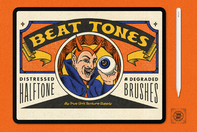 Beat Tones Halftone Brushes For Procreate