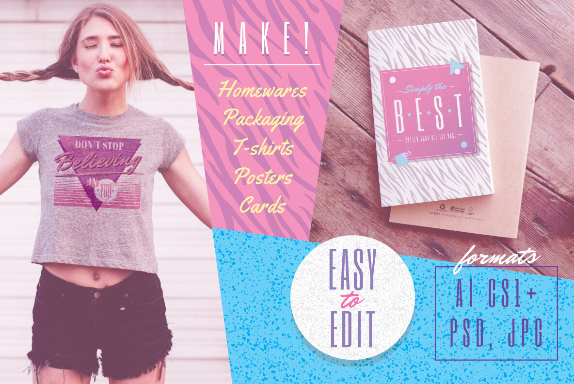 1980s Retro Logos and Slogans 1980s Retro Logos and Slogans
