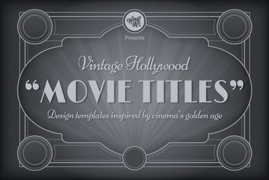 Vintage Movie Titles Design Templates